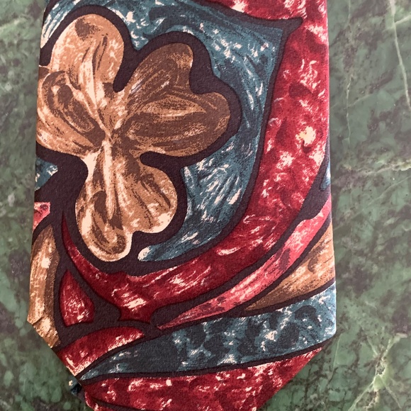 Vintage Men's Silk Designer Neckties/Lot of 10 - Picture 6 of 16